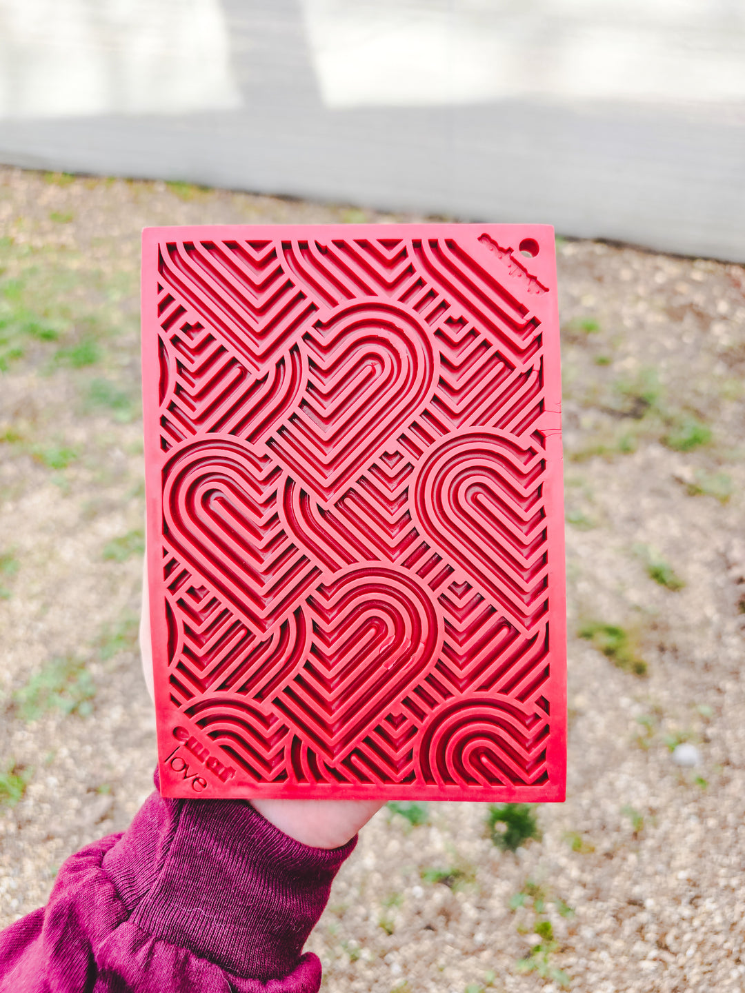 SodaPup Heart VDAY Design Enrichment Mat / S or L ❤️