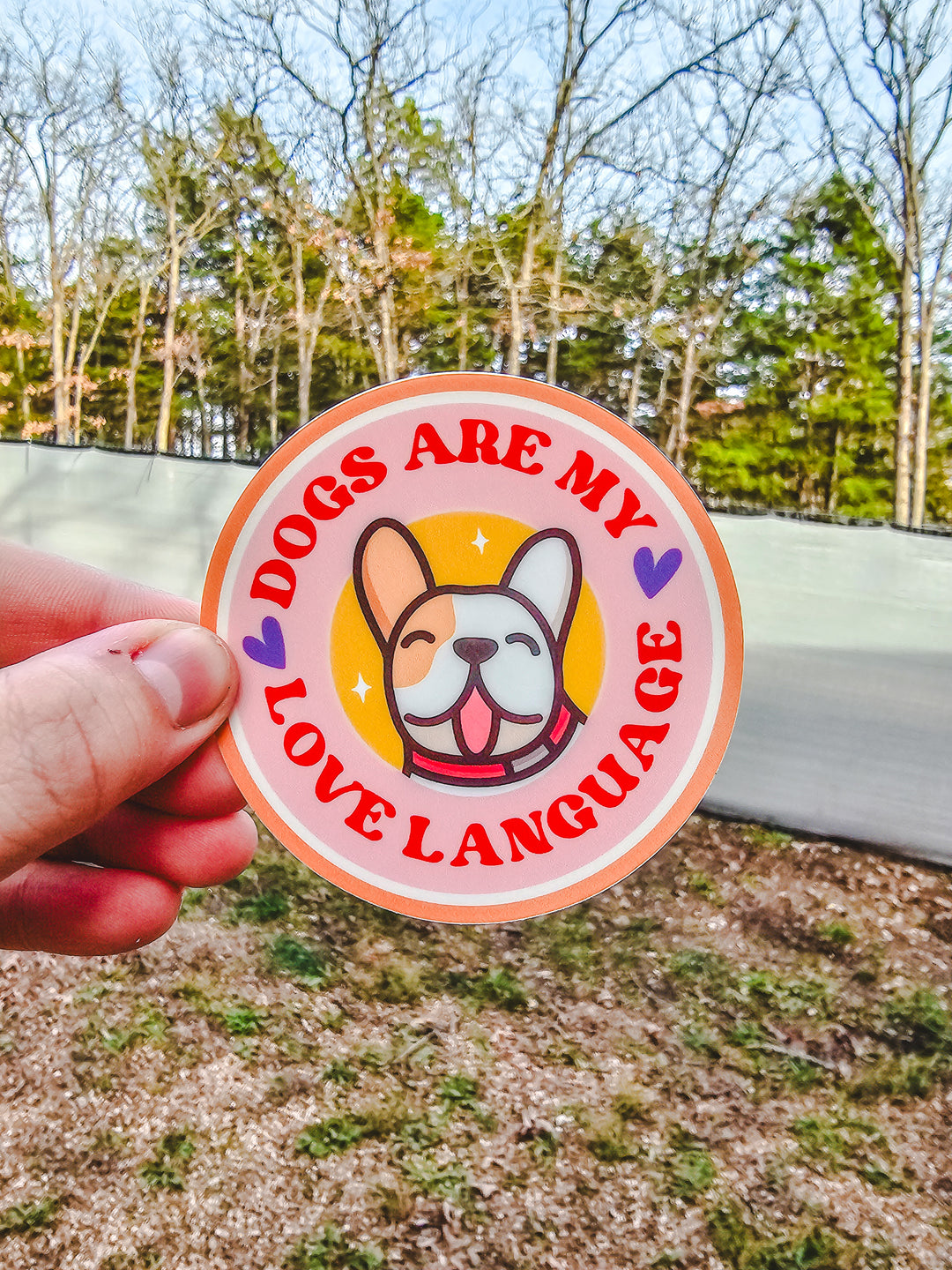 Dogs Are My Love Language Sticker 💖