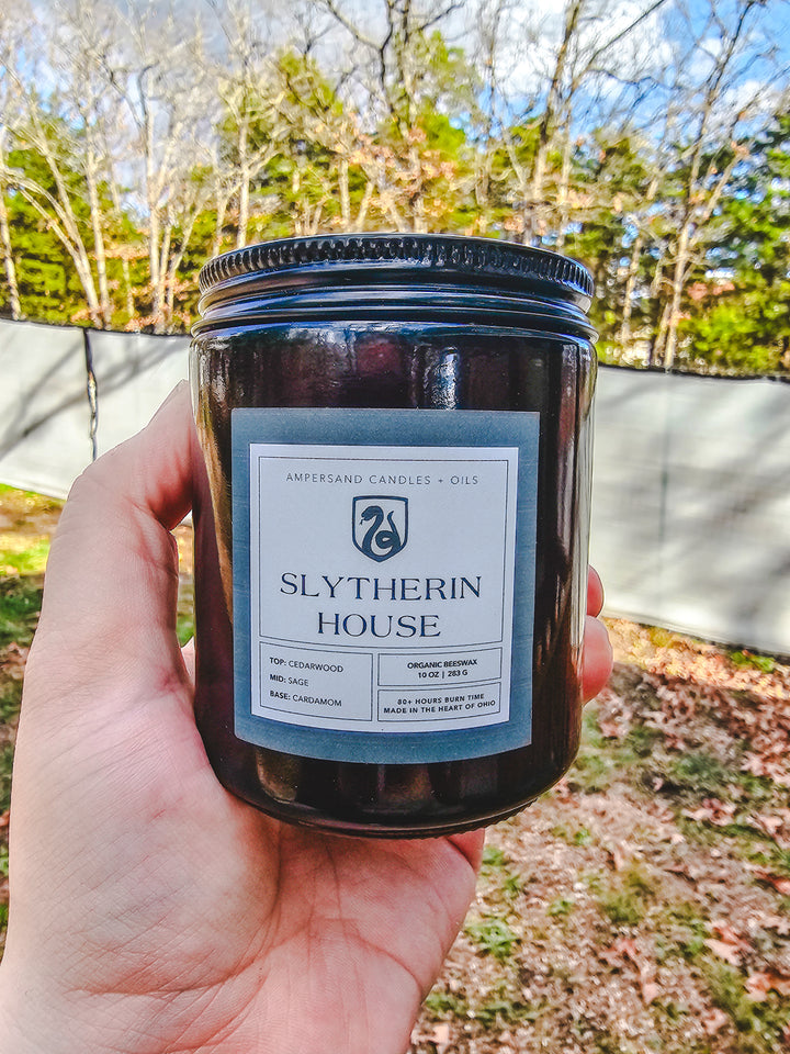 Slytherin Candle - Harry Pawter Collection / Beeswax