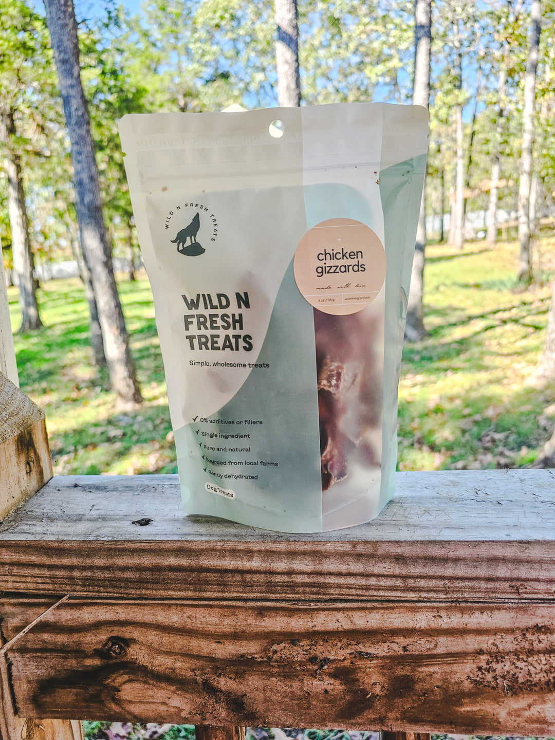 Wild N Fresh Treats- Chicken Gizzards 🍗 / 4oz