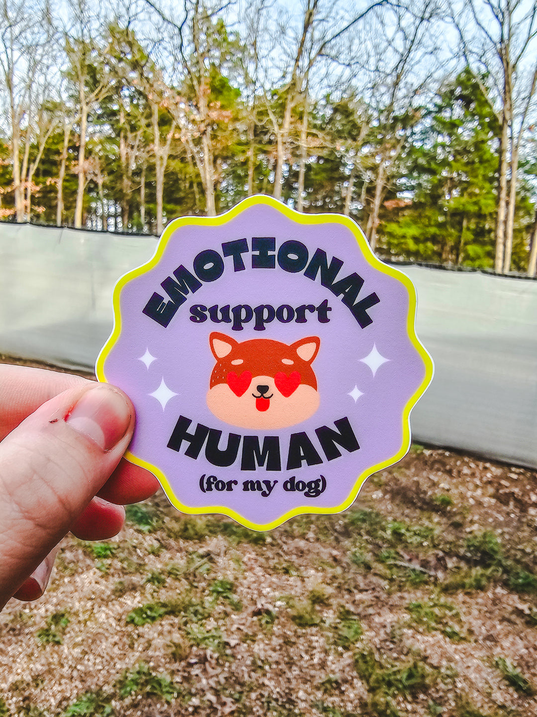 Emotional Support Human Sticker 💕