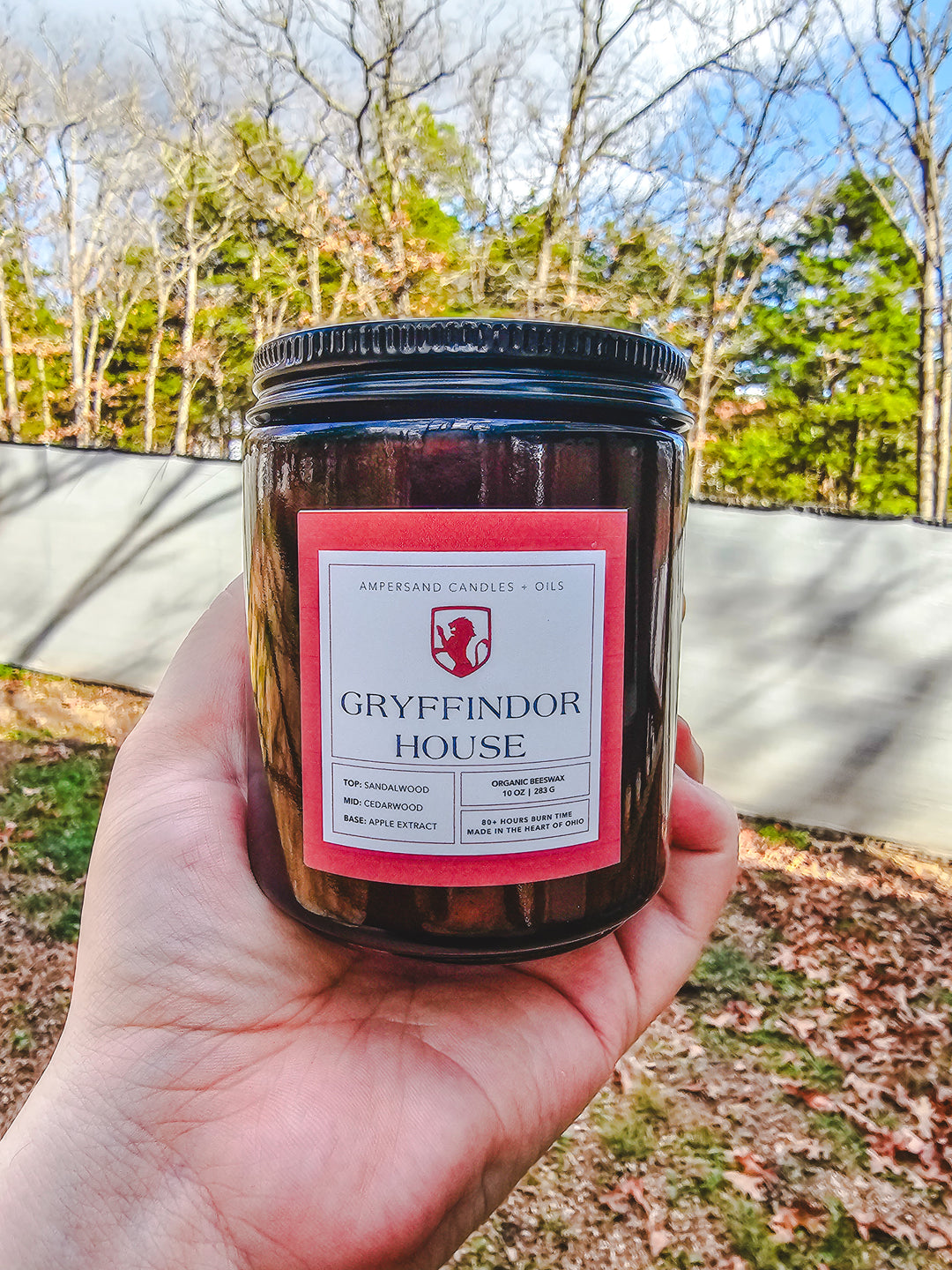 Gryffindor Candle - Harry Pawter Collection / Beeswax