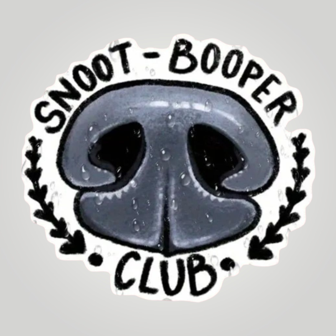 Snoot Booper Club Sticker 🐶