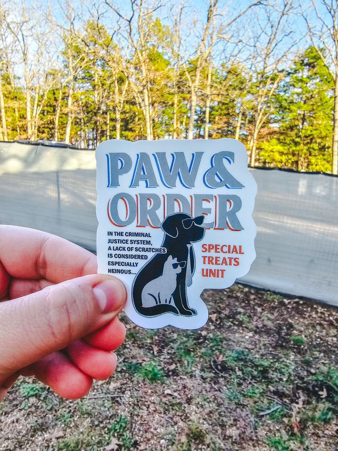 Paw And Oder - Special Treats Unit Sticker 🍪