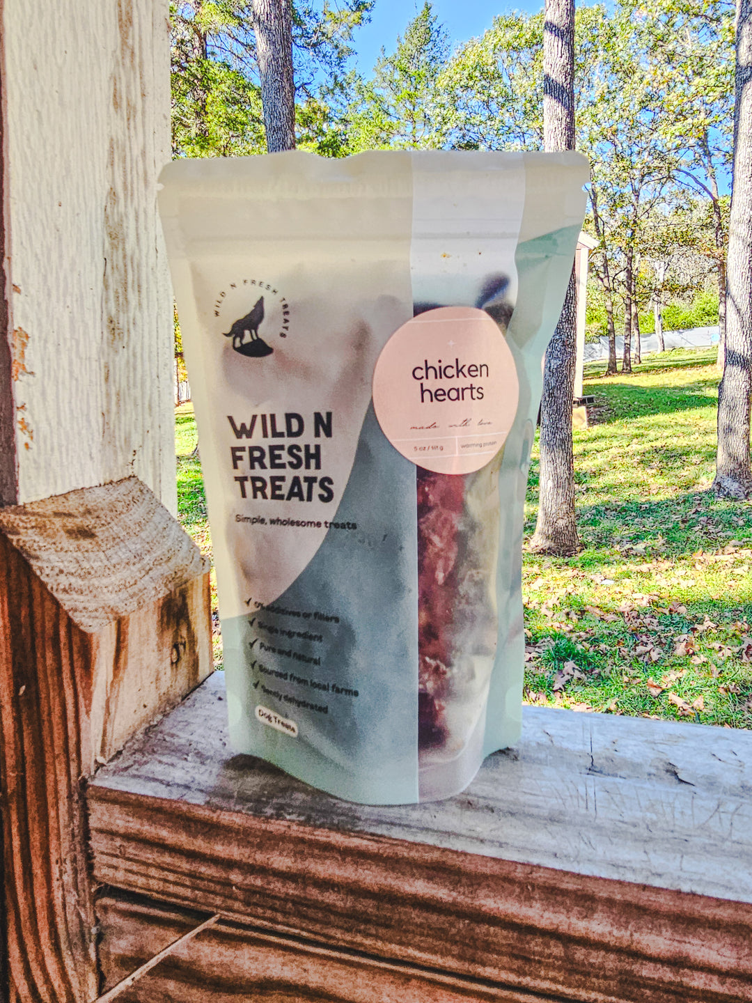 Wild N Fresh Treats- Chicken Hearts ❤️ / 5oz