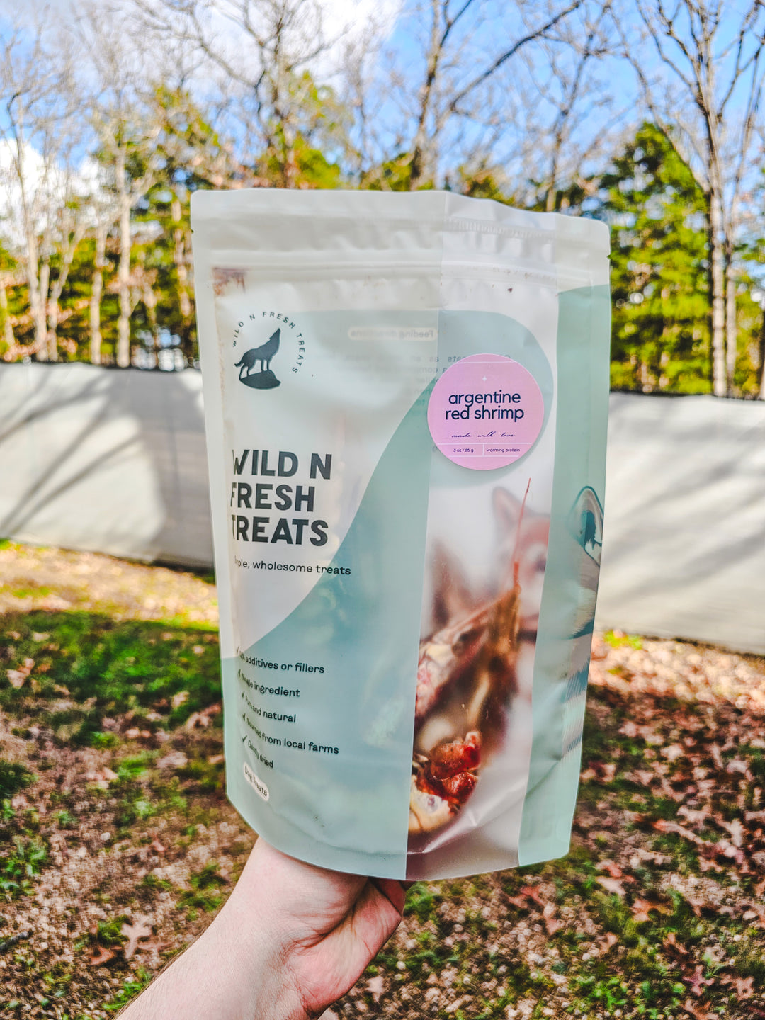 Wild N Fresh Treats - Argentina Red Shrimp 🍤 / 3oz