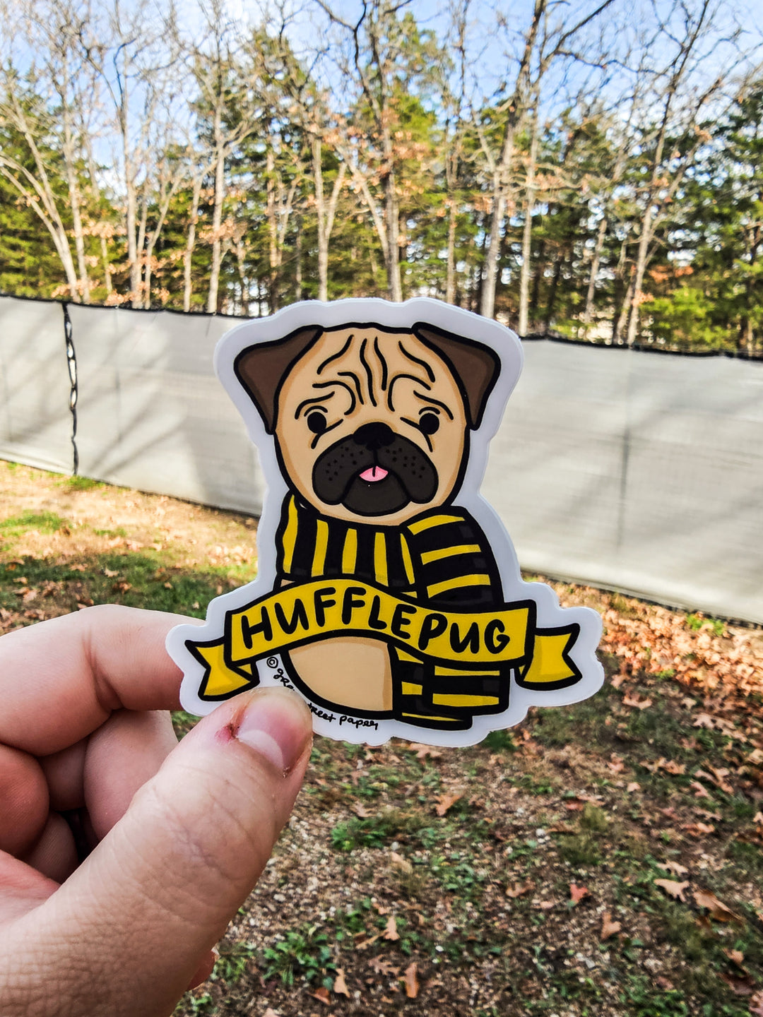 Hufflepug Sticker - Harry Pawter Collection