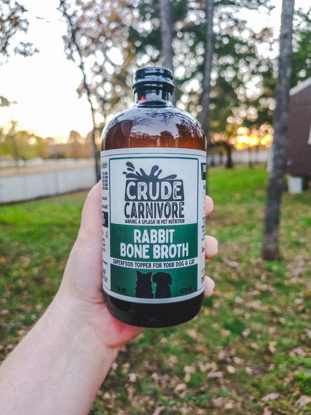 Crude Carnivore - Rabbit Bone Broth 🐰 / 16oz
