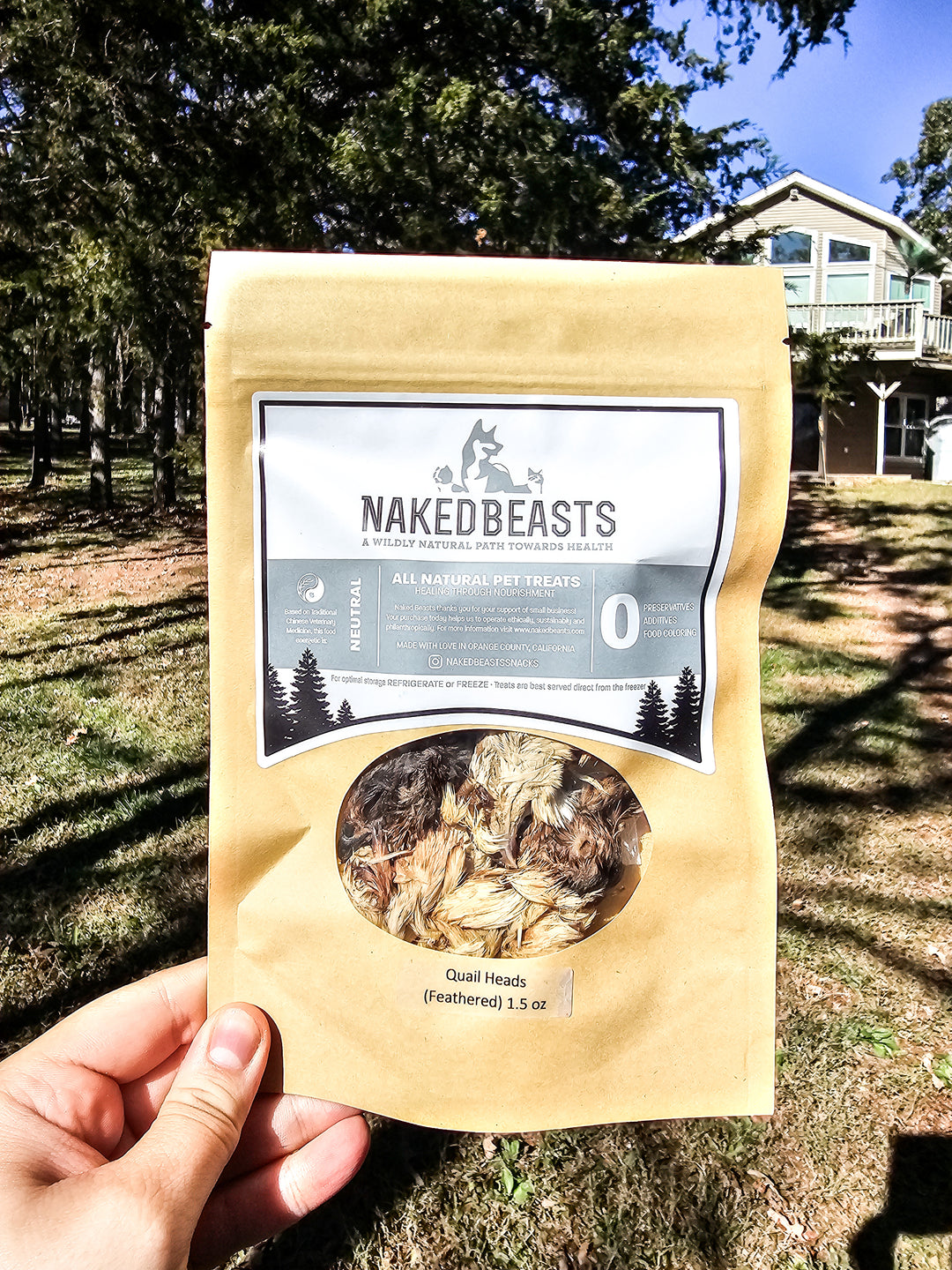 Naked Beasts - Feathered Quail Heads 🤤 / 1.5oz