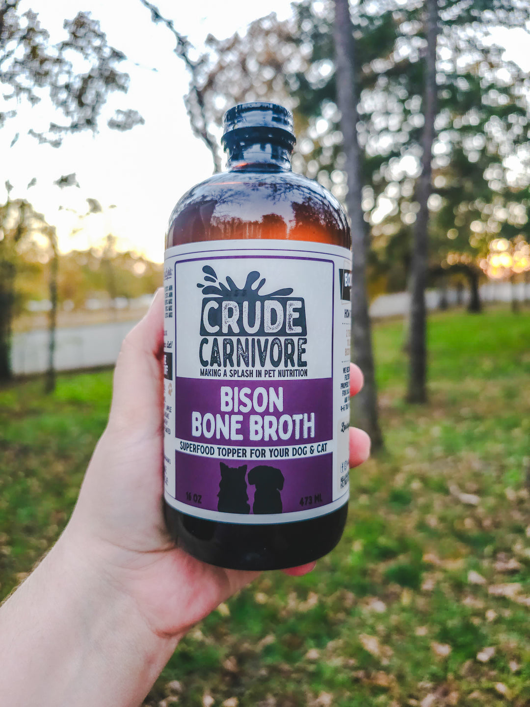 Crude Carnivore - Bison Bone Broth 🦬 / 16oz