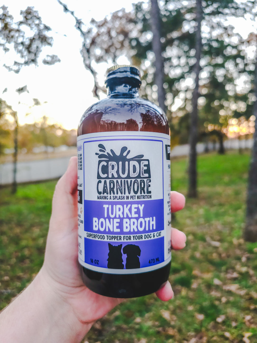 Crude Carnivore - Turkey Bone Broth 🦃 / 16oz